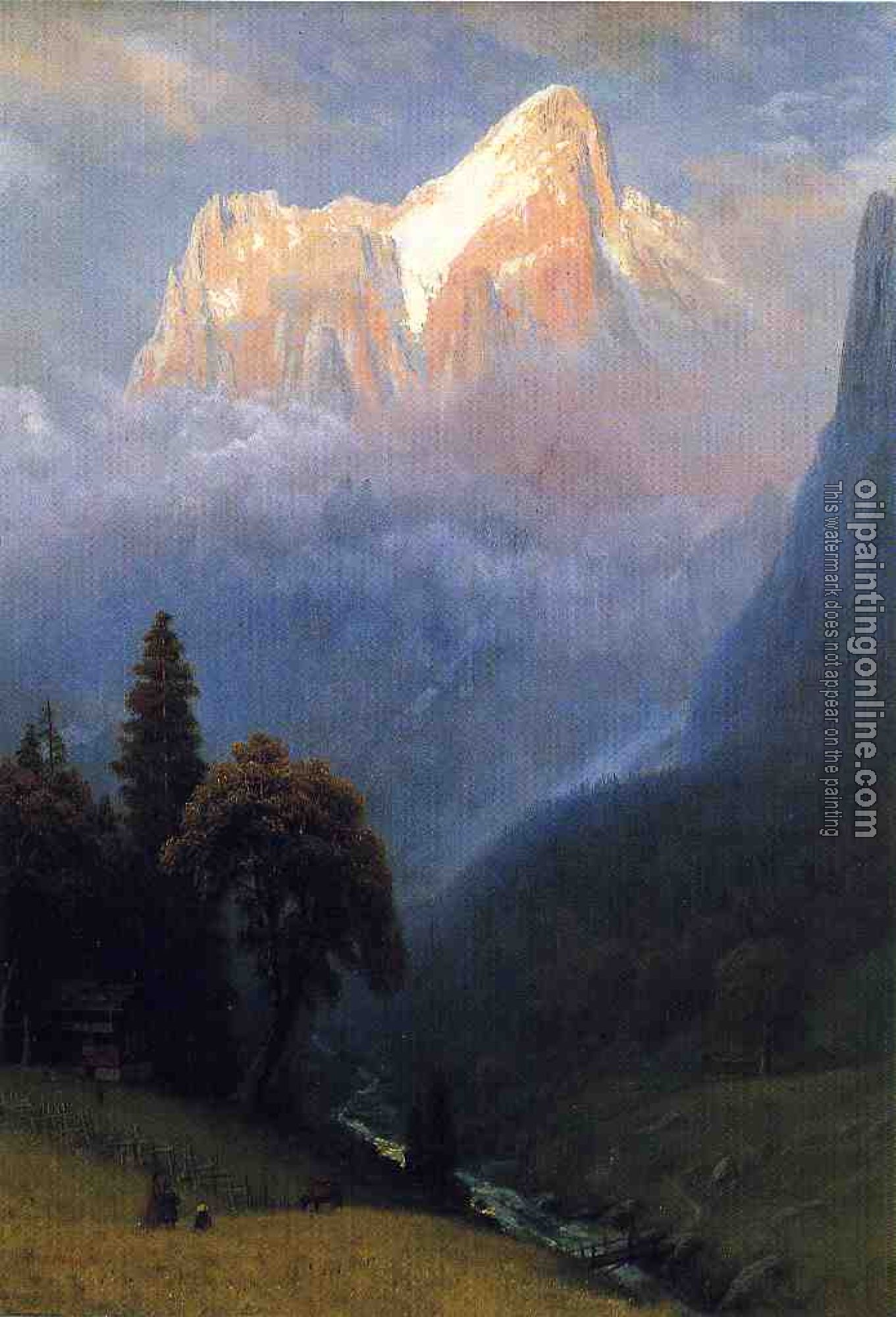 Bierstadt, Albert - Storm Among the Alps